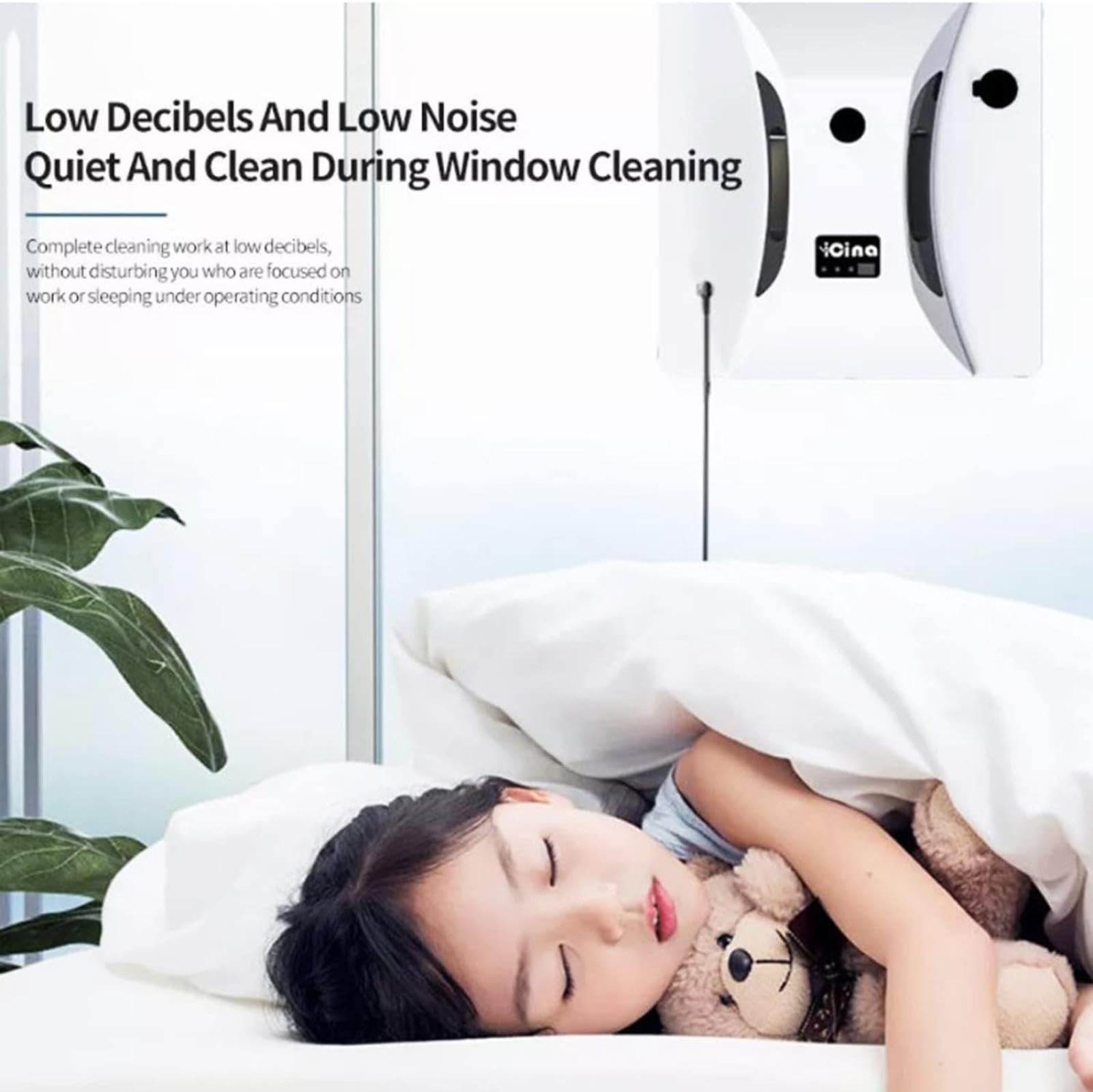 Robot limpiador de ventanas, aspiradora inteligente de vidrio, robot limpiador automático inteligente con spray de agua automático