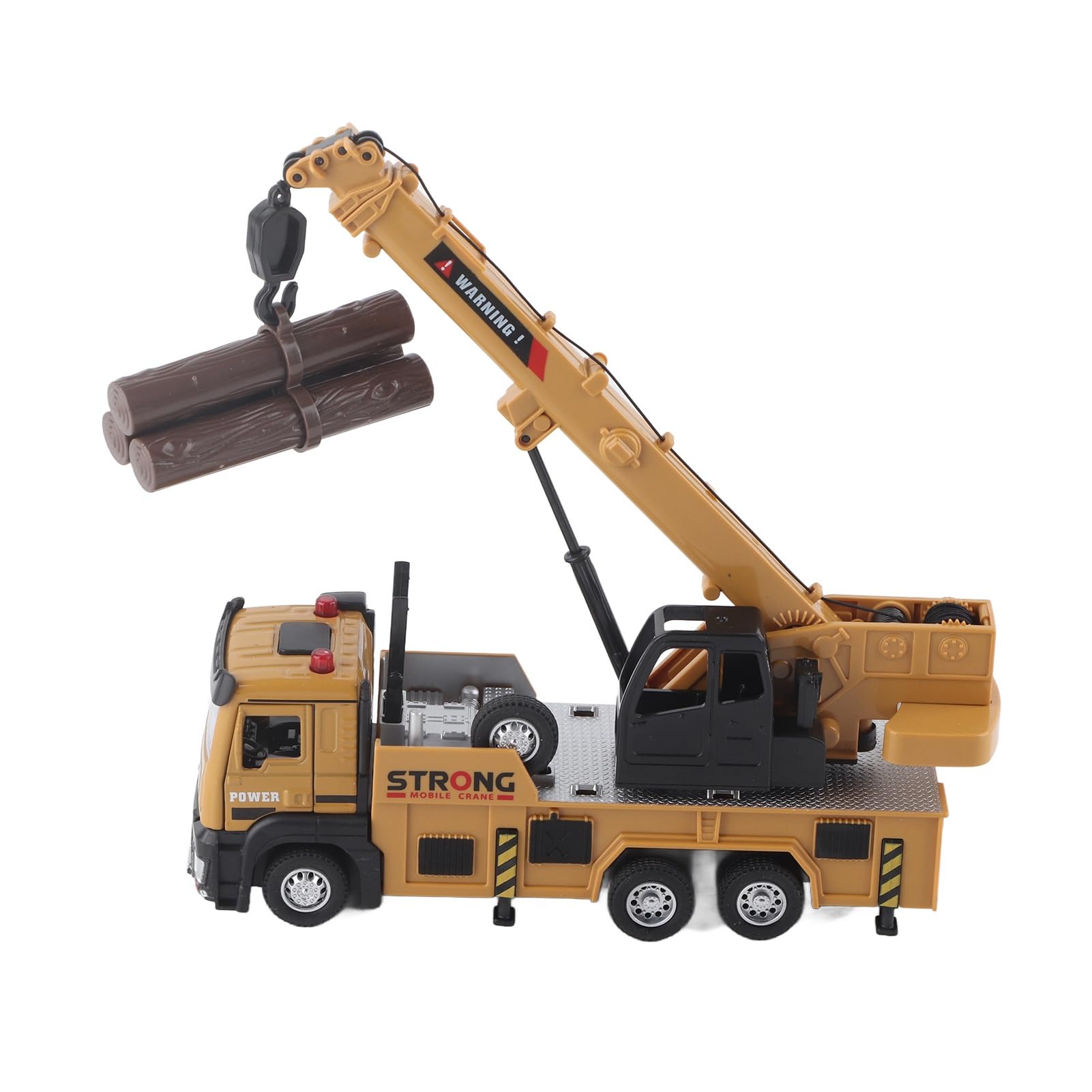 Autogrue pour Enfants Grue à Bras Camion Jouet Micro Grue Camion Jouet Autogrue pour Enfants Friction en Alliage Conception Dynamique Amélioration de la Coordination Véhicule