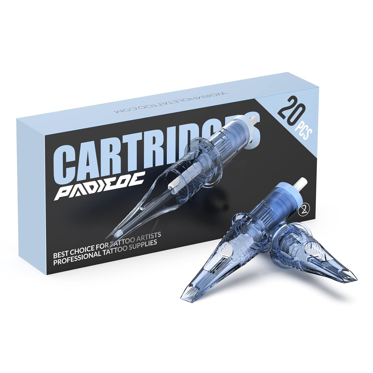 Padieoe Tattoo Cartridge Needles, 20pcs 5M1 Tattoo Needles