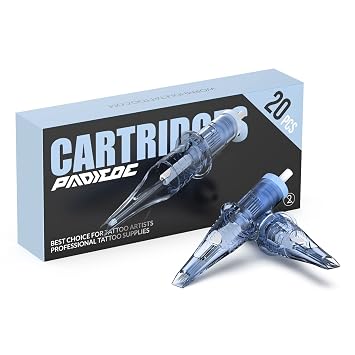 Padieoe Tattoo Cartridge Needles, 20pcs 9M1 Tattoo Needles Cartridge Standard Cartridge Needles Magnum Tattoo Needle Tattoo Supplies 1209M1