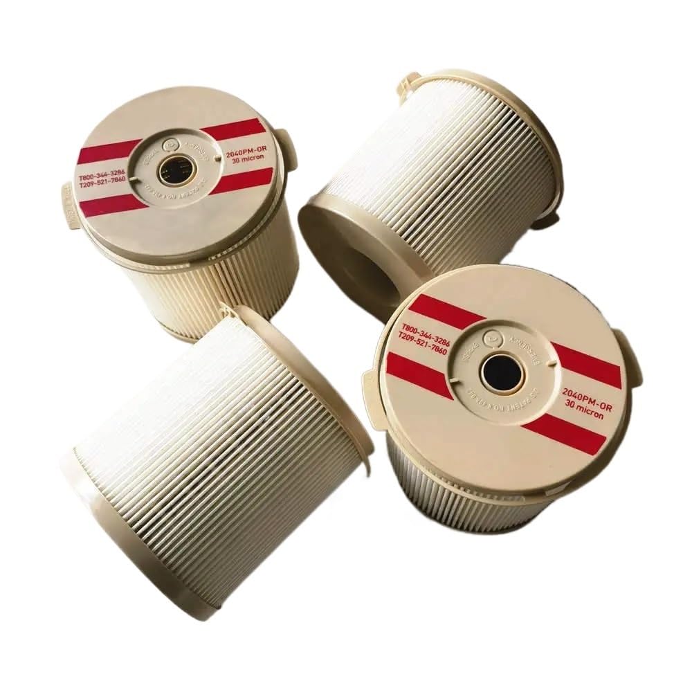 Filtro De Combustible Diésel para Coche, 4 Unidades, 2040Pm 2040Tm, Compatible con Barcosparacamiones, 900Fg 900Fh, 10/30 Micras.