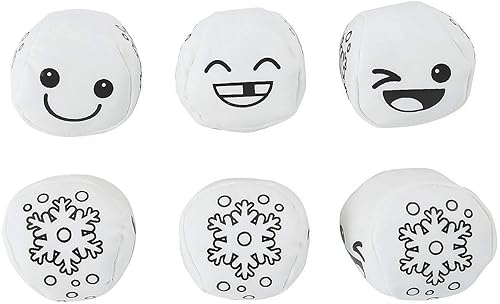 Coloree su propia bola de nieve Kickballs - Kits de manualidades - 12 piezas