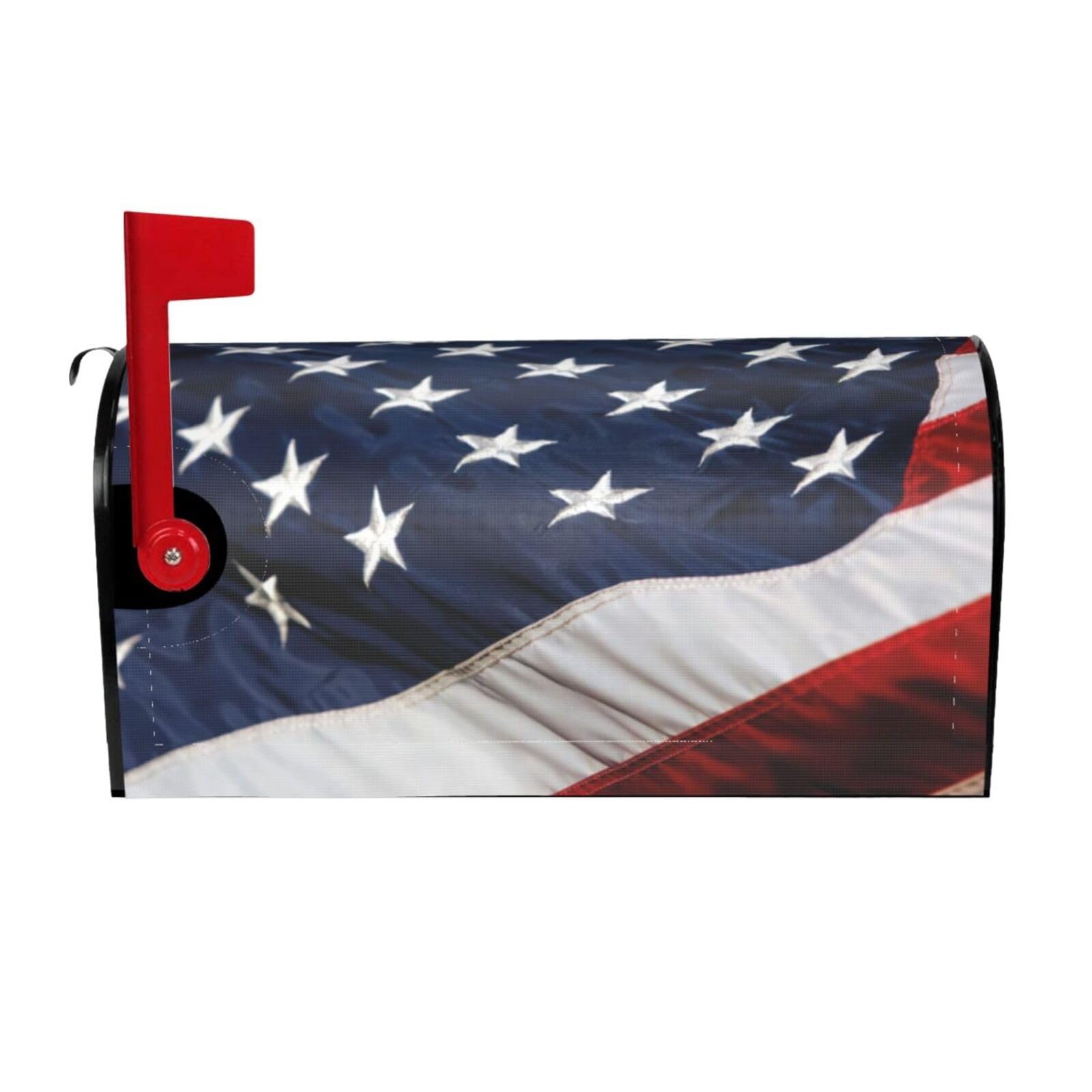 American Flag Print Mailbox Cover Wraps Post Letter Box Cover Decor For Outside Garden Yard Farmhouse Home