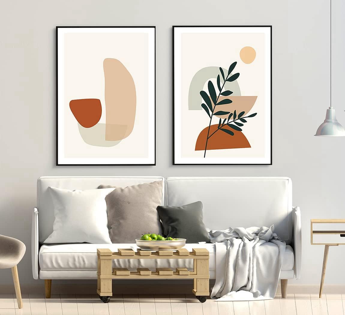 WADBTP Bohemian Style Poster Set, Modern Bedroom Living Room Background Wall Decoration Poster - Image 2
