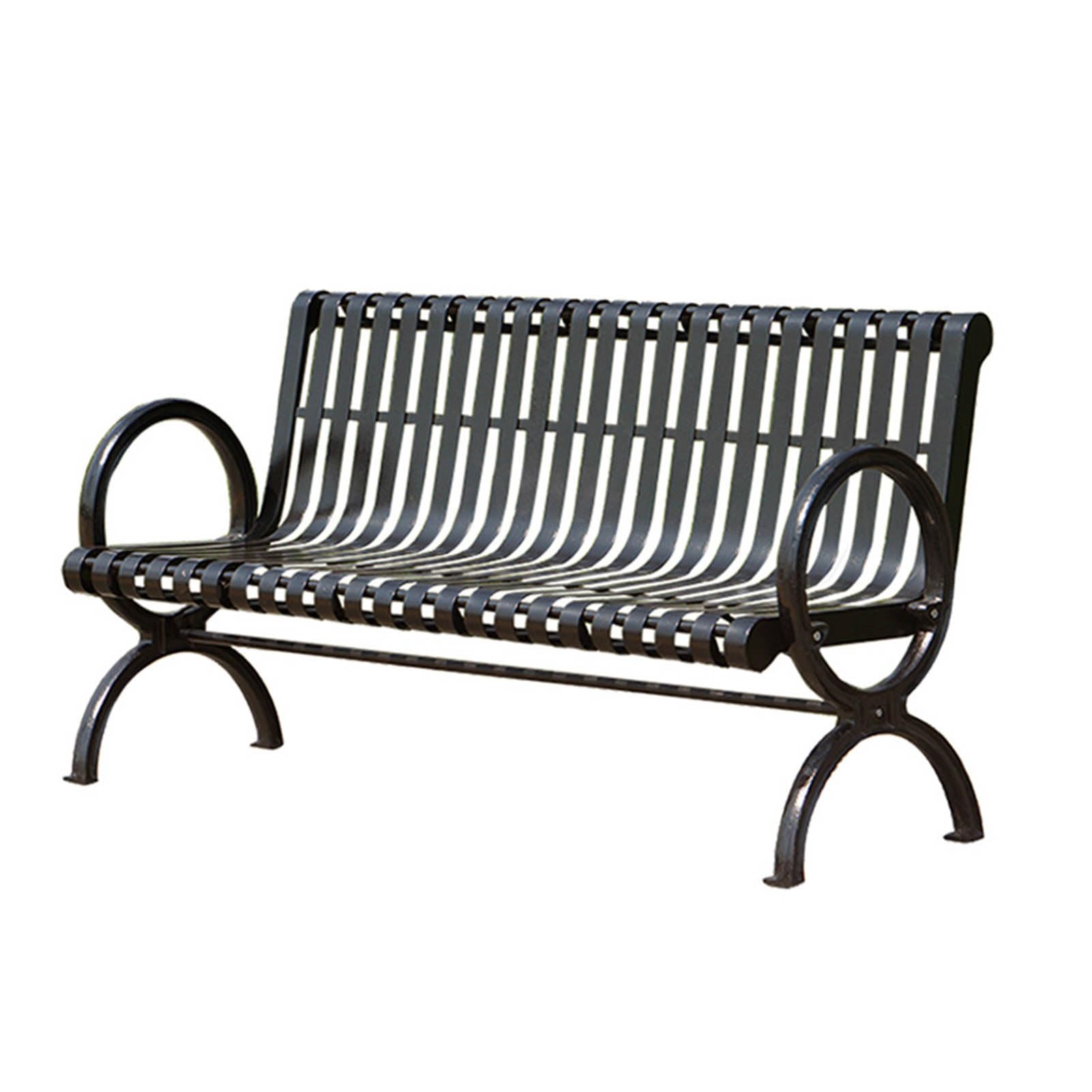AYCDL Outdoor Porch Garden Bench, Weatherproof Cast Iron Frame Chair Yard Front Porch Path Yard Lawn Bench,Park Bench with Armrests and Backrest,for Entrance Decor De,B-150 * 67 * 83cm