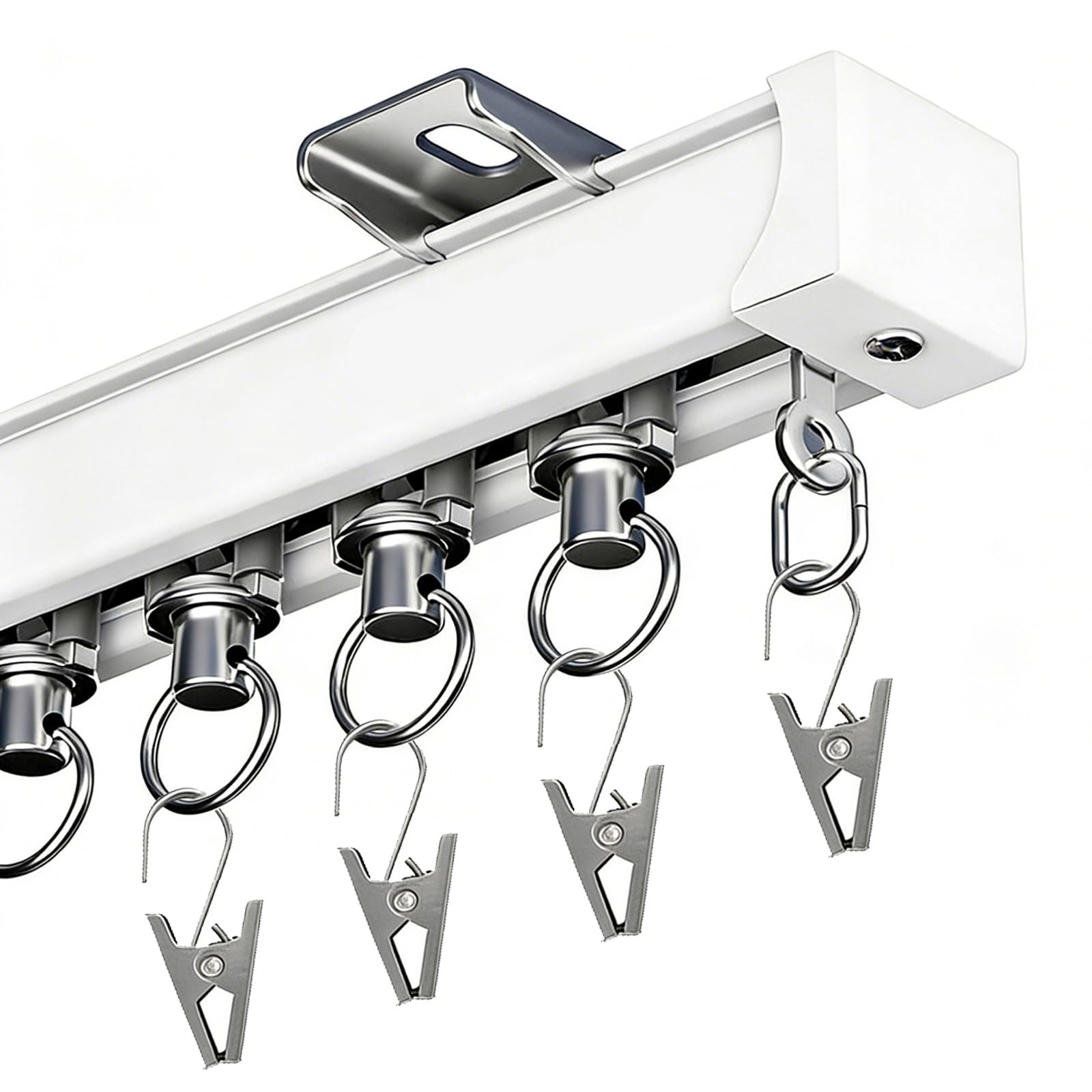 Rail coulissant en aluminium robuste et facile à installer