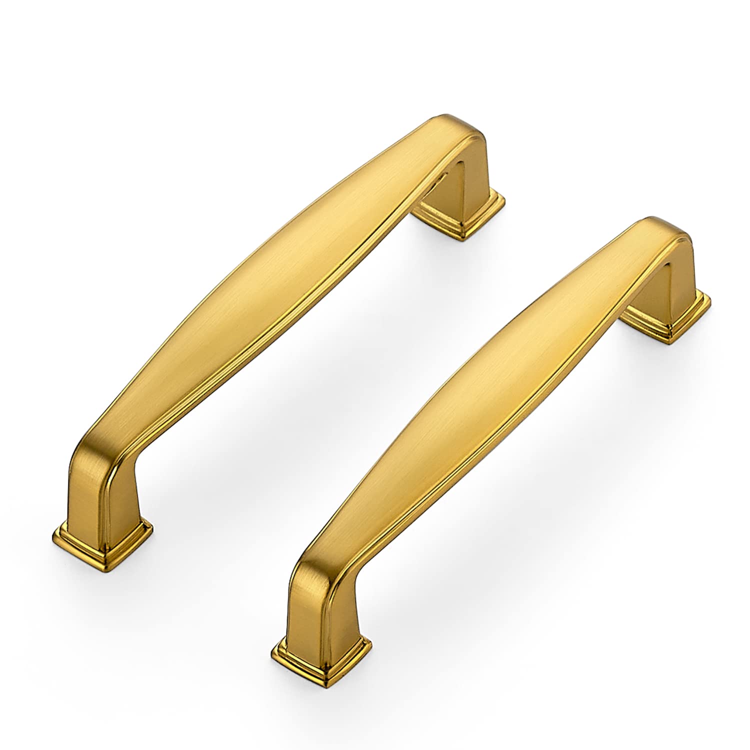 Ravinte Gold Cabinet Handles Solid Drawer Pulls, 3-3/4 Inch, 30 Pack