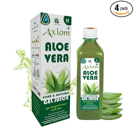 Jeevanras Aloevera Juice - 1000ml_Pack of 04 | Helpful in all skin & hair problems | 100% Natural WHO GMP Certified | No added Sugar