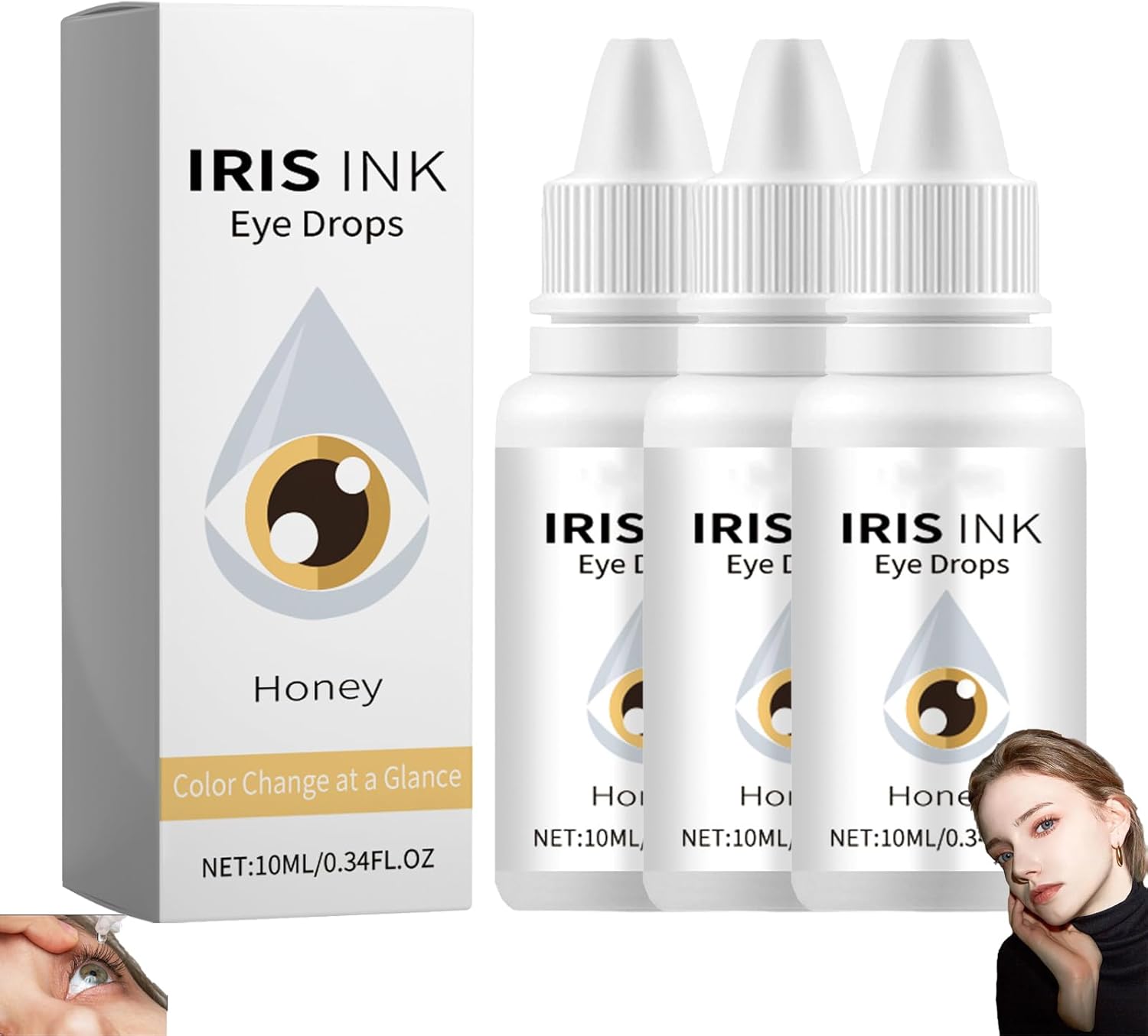 VessEn Fancy Drops Eyes Colour Change,colour Changing Eye Drops,fancy