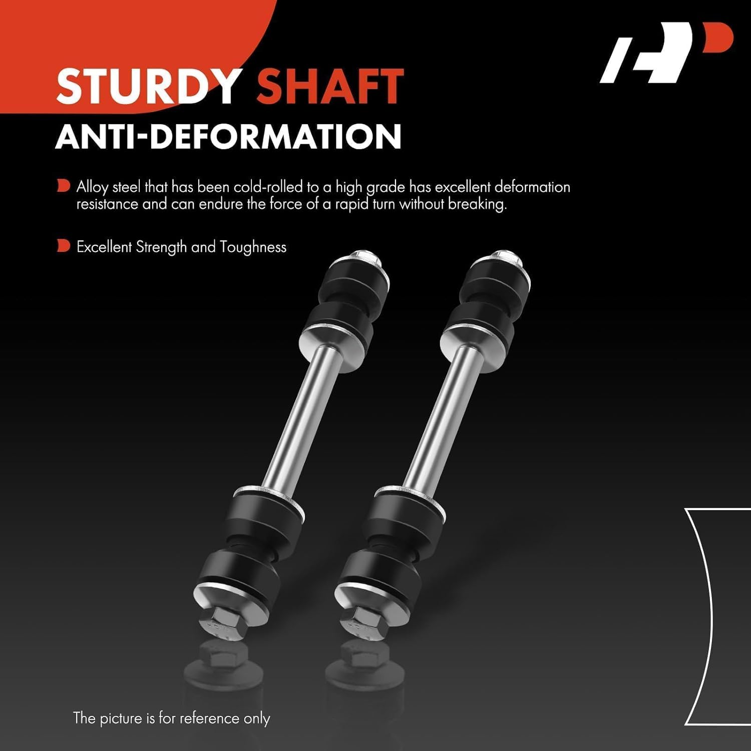 A-Premium 2Pcs Front Sway Bar Links Stabilizer Bar Links, Compatible with Ford F-150 F150 97-03, F-150 Heritage 04, F-250 F250 97-99, Expedition 97-02 & Lincoln Navigator 98-02, Blackwood 02