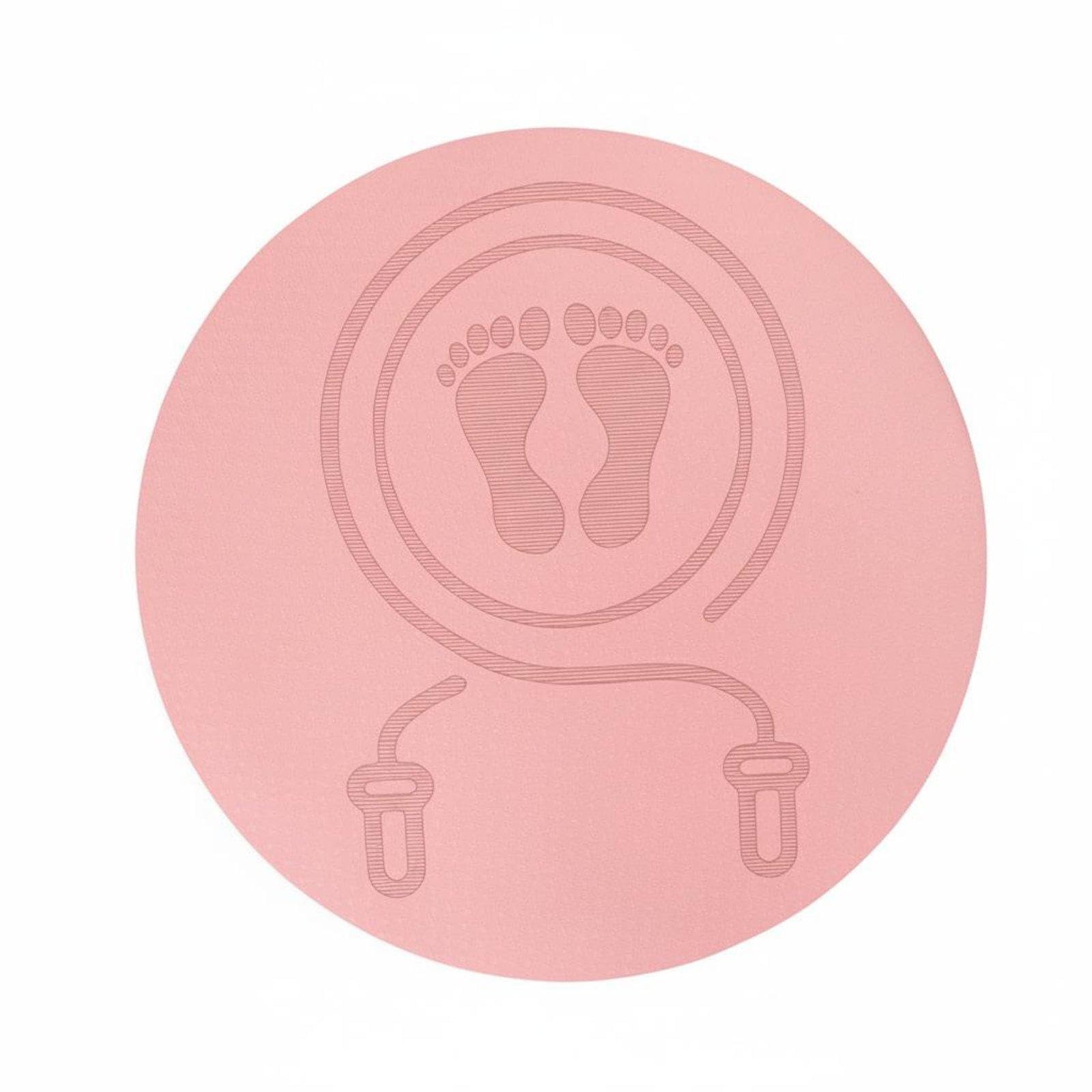 Round Jump Rope Mat Soundproof Circular Skipping Mat Non-Slip Shock Absorbing Workout Pad for Indoor, Home Gym Pink 60x60x1cm|Sporting Goods|Fitness Running & Yoga|Fitness Equipment & Gear-image-46