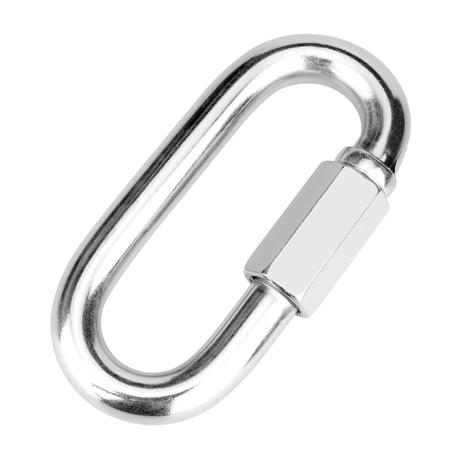 Stainless Steel Carabiner Links - 10 Pack -15