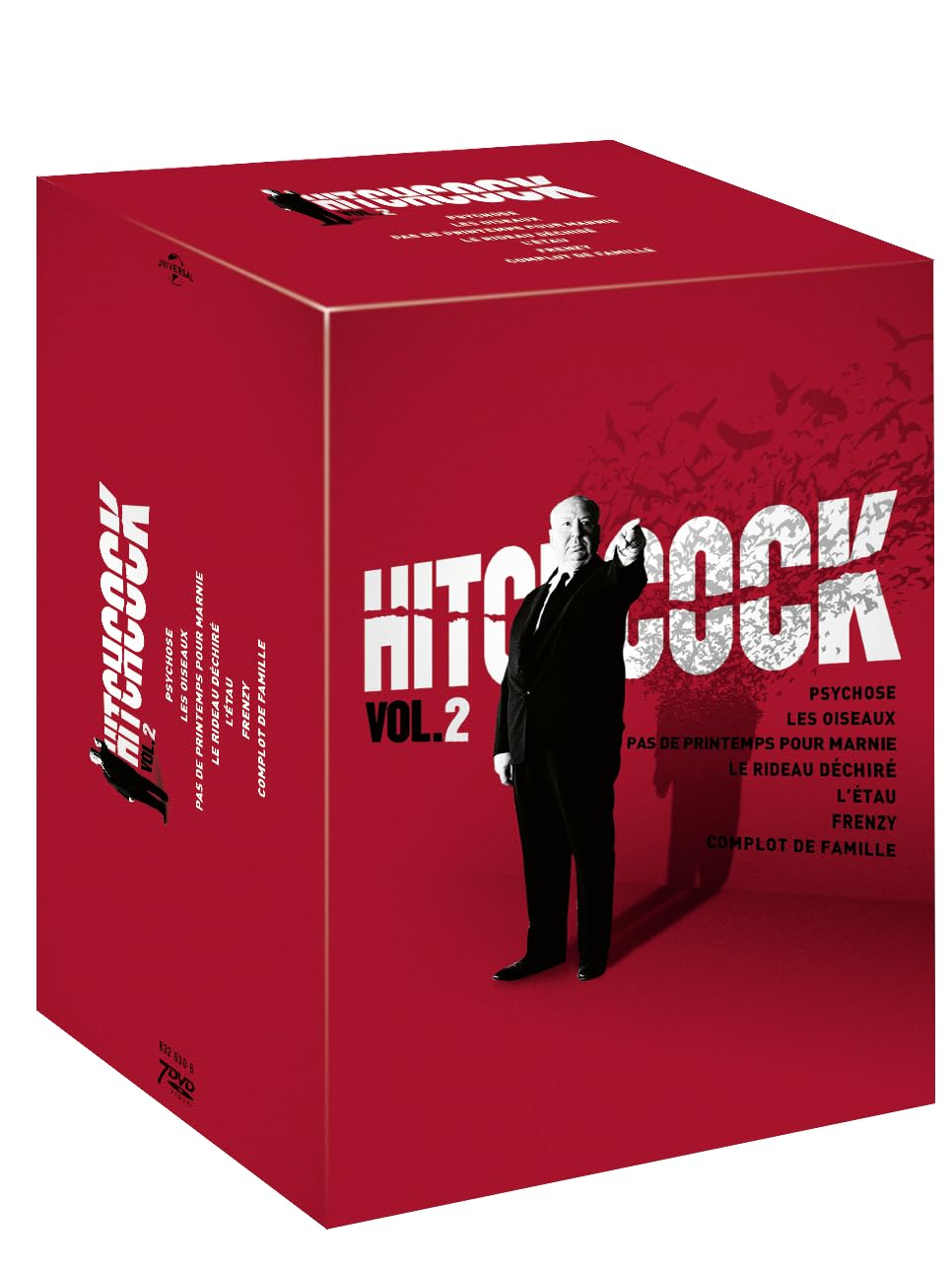 DVD Hitchcock Vol 2 remasterizado con 7 peliculas de suspense clasico para coleccionistas