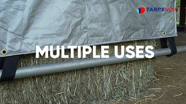 Tarps Now | Heavy Duty Waterproof Hay Tarp 15' x 54' ft