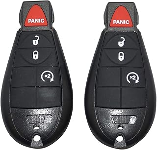 Car Key Fob for 2013 2014 2015 2016 2017 Dodge RAM 1500 2500 3500 Keyless Entry Remote FCC ID: GQ4-53T ,by AUTOKEYMAX (Pair)
