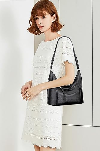 Miniatura 3 de Over Earth Bolso Hobo de cuero genuino para mujer, bolsos cruzados