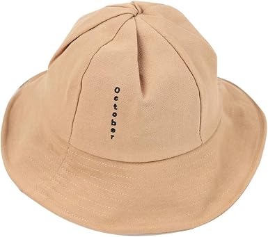 WHY Donne d'Estate Cappello da Pescatore Modello Inglese piegabile  Pieghevole delle Lettere del Ricamo del Bordo Cotone Bucket Hat largoSole  Spiaggia Cappello : Amazon.it: Abbigliamento