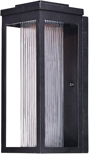 Miniatura 1 de Maxim Lighting 55904CRBK Salon-12W 1 LED Montaje en pared al aire libre - 6 pulgadas de ancho por 15 pulgadas de alto, Color final Negro, Color del