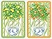 Caspari Large Print Playing Cards, Citrus Topiary - 2 Decks (PC146J)
