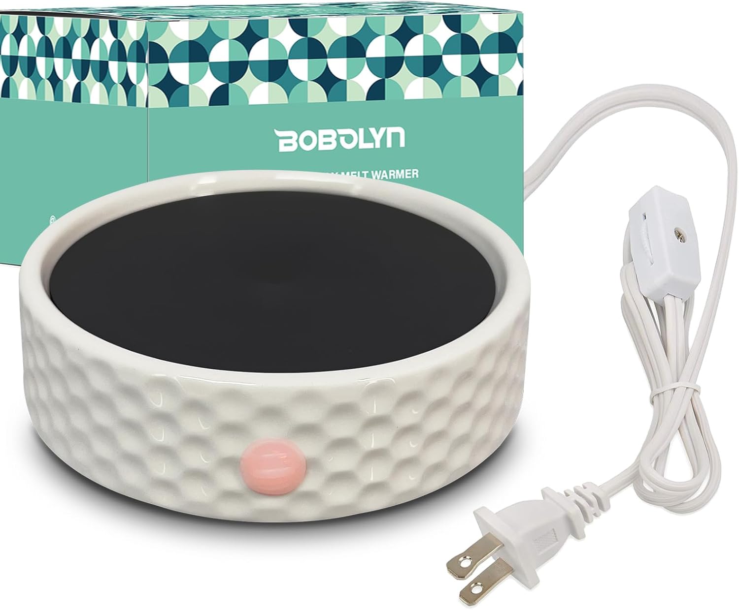 Electric Large Candle Warmer Plate Ceramic Candle Wax