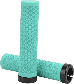 VGEBY Handlebar Grip, Single Locking Grips Shock Absorbing Rubber GripsBlue Colorful Beach Handlebar Grips Bstreamers