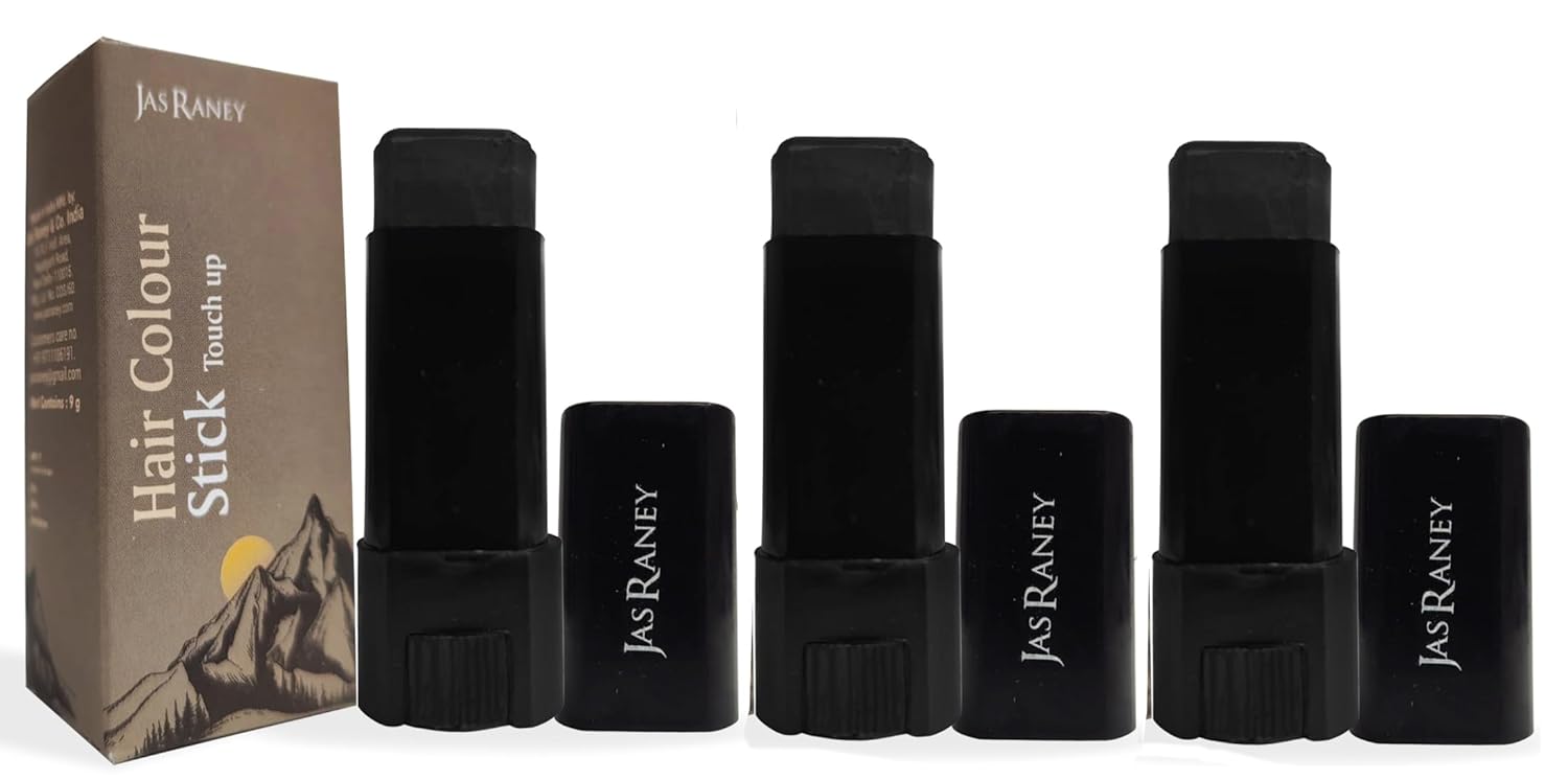 Jas Raney Hair Colour Touch Up Stick for Men & Women Triple Pack 9g