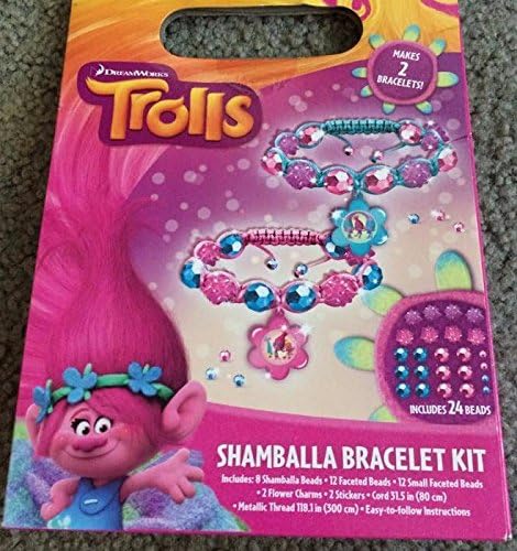 Trolls Shamballa Bracelet Kit Makes 2 Bracelets