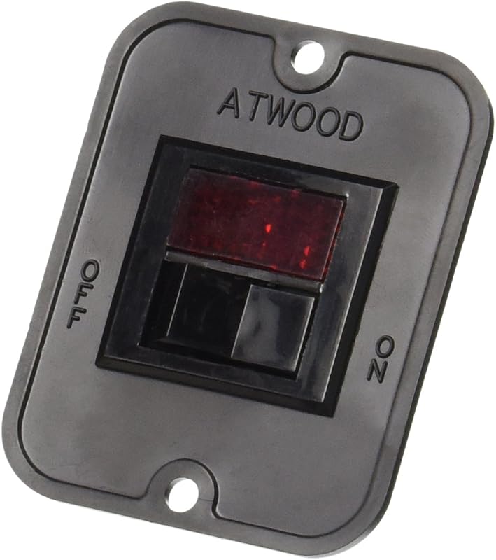 Interruptor de ignição Atwood 91959 ON-OFF com botão de pressão – 1 unidade