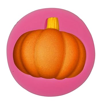 Outgeek Fondant Mold Creative Pumpkin Shaped Cake Mold Handmade Chocolate Mold for Baking Halloween Desse