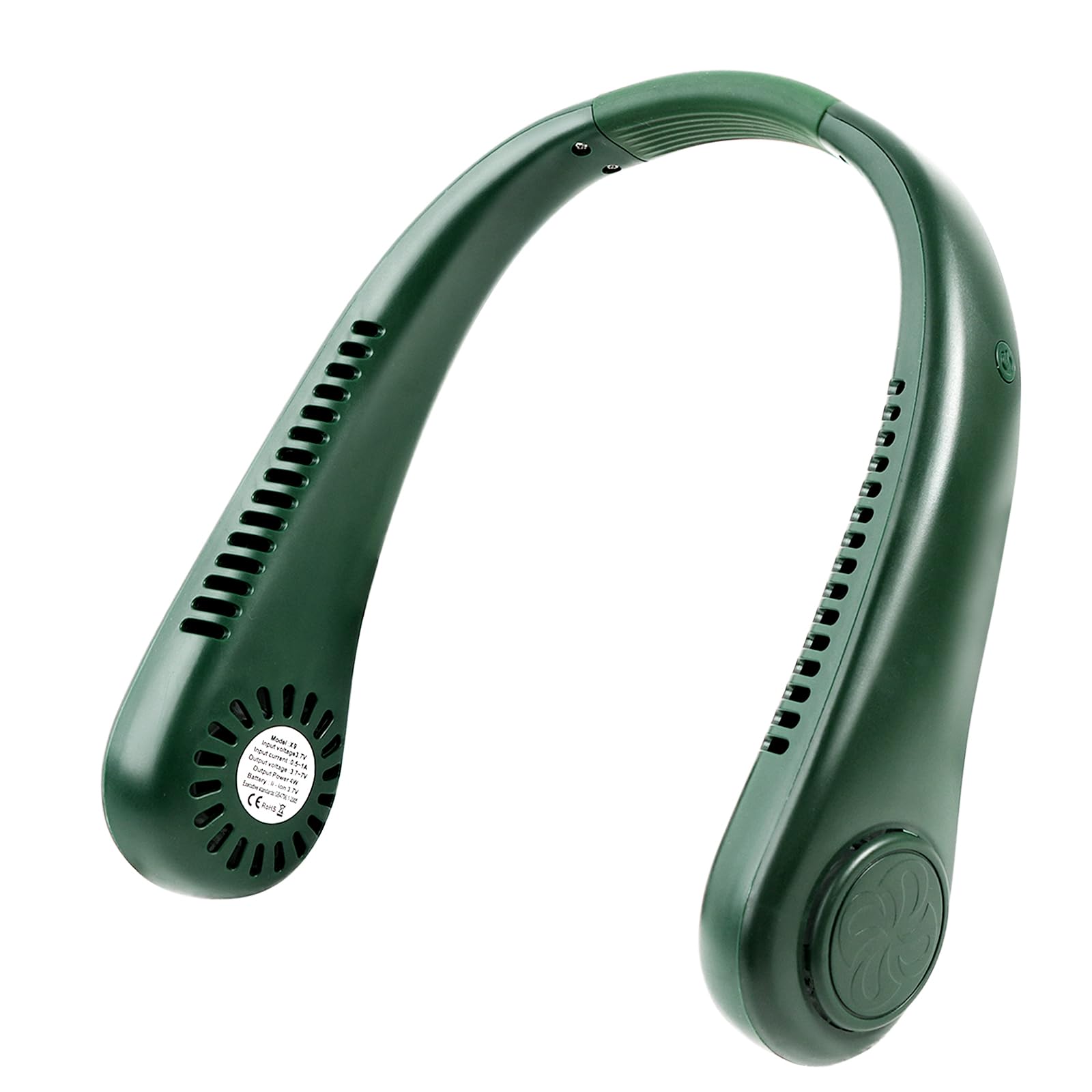Ventilador personal recargable USB portátil, ideal para camping, viajes y aire libre