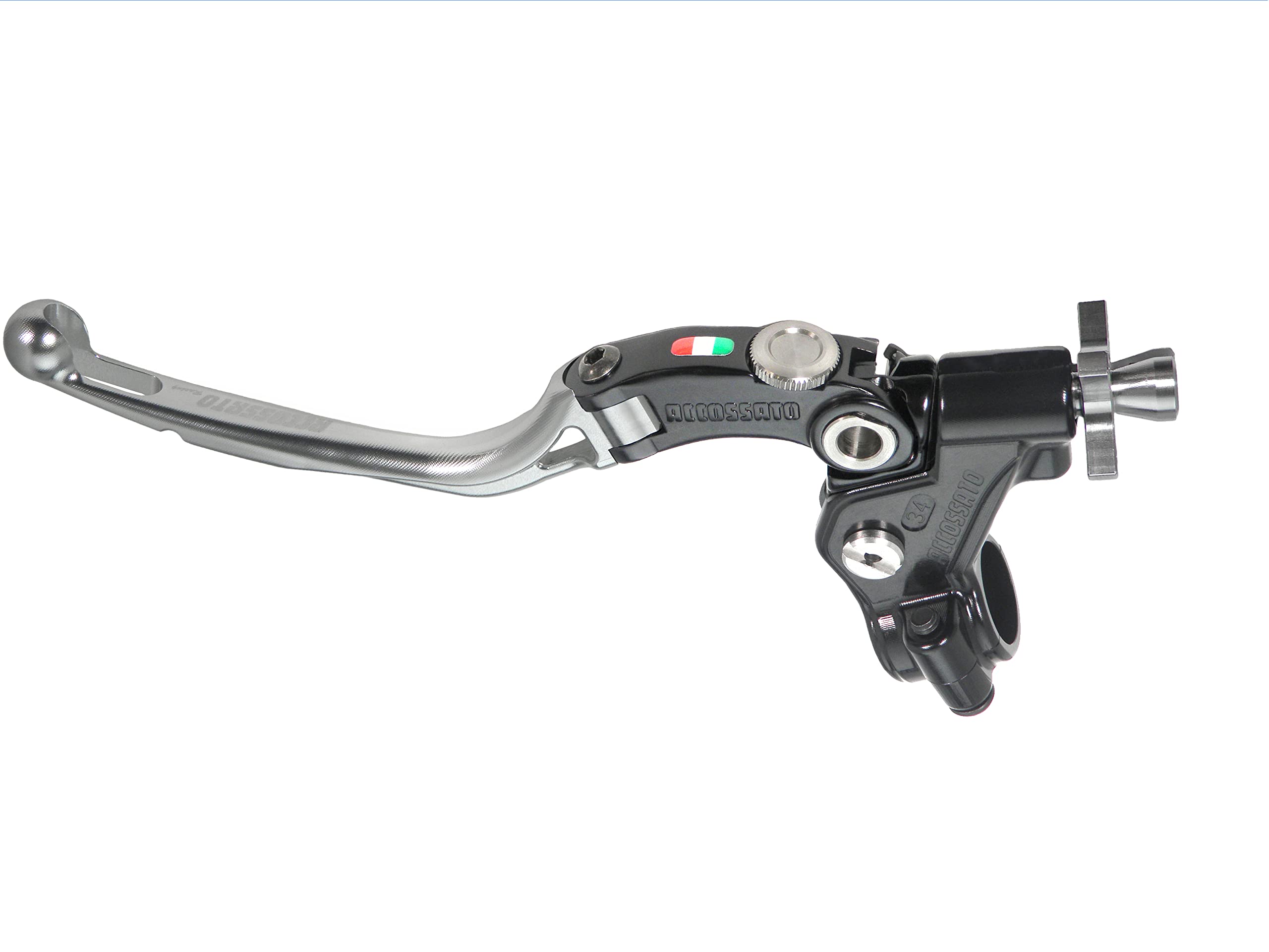 ACCOSSATO Commande D'embrayage à Câble Avec Levier De Révolution Coloré ( Bouton+Insertion+régulateur), Avec Micro Inclus Pour Suzuki GSX-R 750 De 2004 à 2005 CC 750