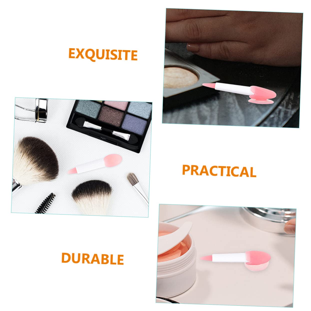 Ipetboom 40pièces Couvercles Silicone Pour Pinceaux à Lèvres Protège-brosse Anti-perte Pour Rangement Cosmétique
