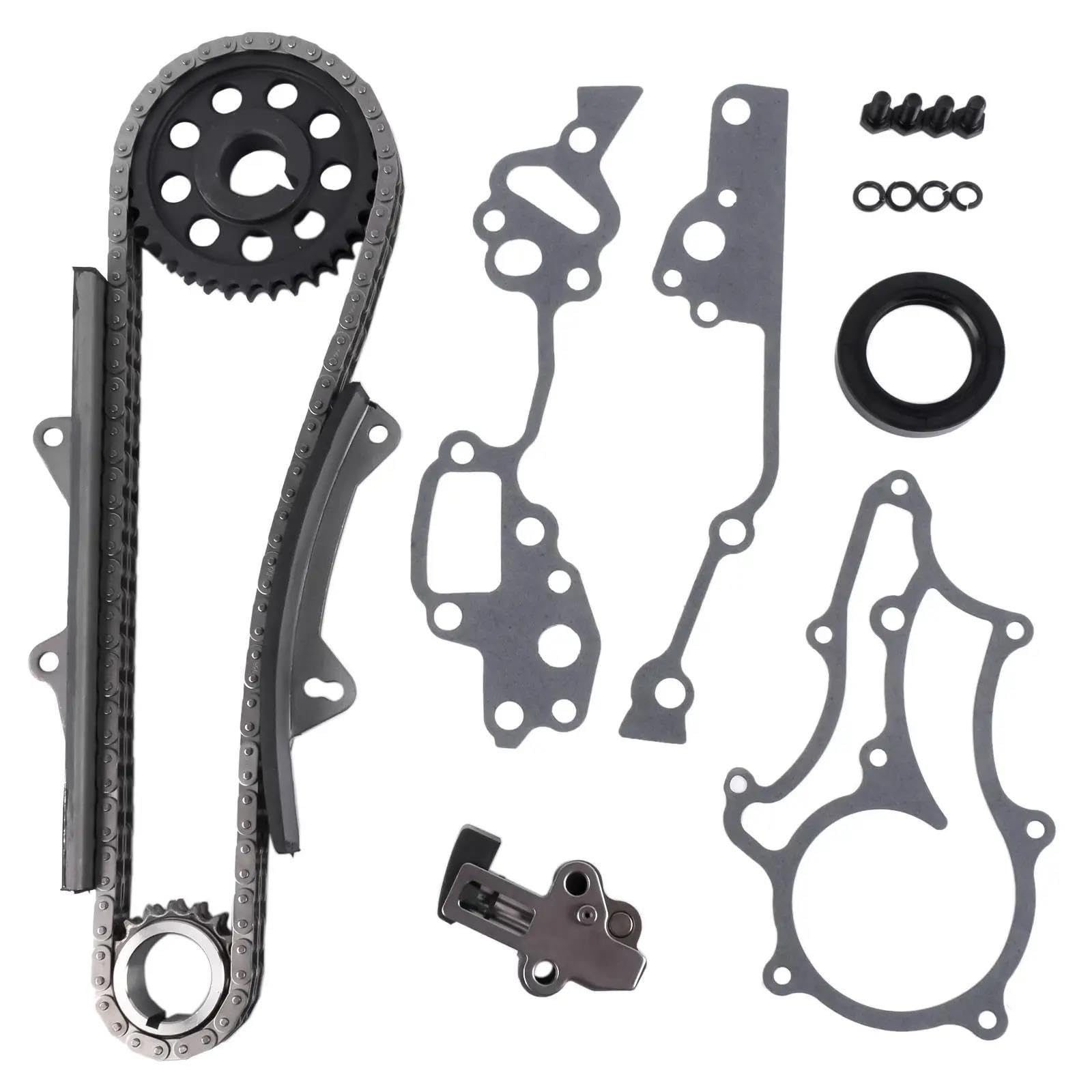 Kit de cadena de distribución y ajustador del árbo Kit Cadena Distribución Coches Accesorios 13523-38011 Para 4Runner Para Celica Para Pickup 2.4L 22R 22RE 22REC 1985-1995