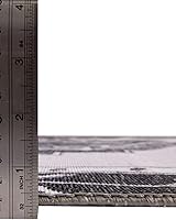 Vista 5 de Unique Loom Timeless Collection - Alfombra de área - Thomas (2' x 3' 1" ovalada, negro y blanco/gris)