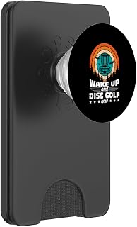 Wake up and Disc Golf now - Disc Golf PopSockets PopWallet for MagSafe