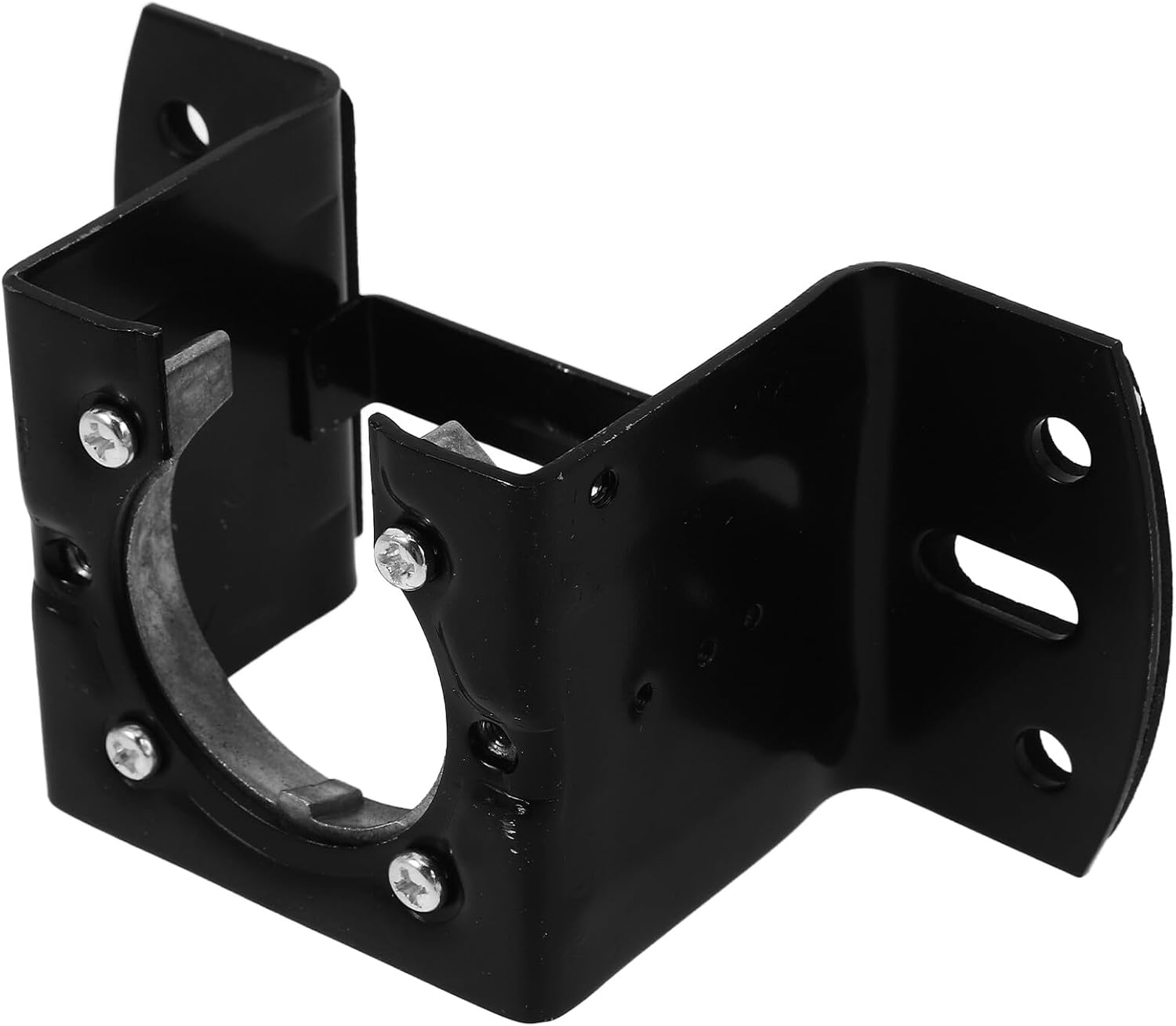 Ceiling Fan Mount Adapter for Cathedral Ceilings Iron Mounting Bracket with Installation Compatibility for Fans and Light Fixtures Black Finish