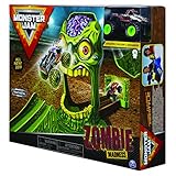monster truck spielzeug müller BAHN FREI ZUM WAGHALSIGEN SPRUNG: Starte todesmutig mit deinem Monster Jam Truck direkt ins Maul des Zombies. Aber Vorsicht: Zielst du zu hoch, crasht dein Truck auf die Zombie-Nase, und die Schädelplatte fliegt durch die Luft. Gigantischer Action-Spaß mit diesem grandios-gruseligen Monster Jam Spielset