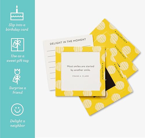 Miniatura 2 de Tarjetas desplegables ThoughtFulls, por Compendium Paquete de 2 Smile y Happy Day, 60 tarjetas desplegables, cada una con un mensaje diferente en el