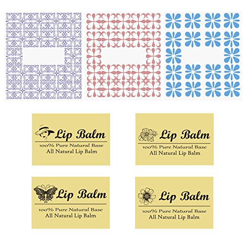 Lip Balm Container Tubes - 50-Pack - Diy - Translucent - 3/16 Oz (5.5 Ml) - Including 50 Writeable & 50 Printed Lip Balm Stickers - Twist Mechanism And A Cap - Empty - Make Natural Lip Balm #TOP2