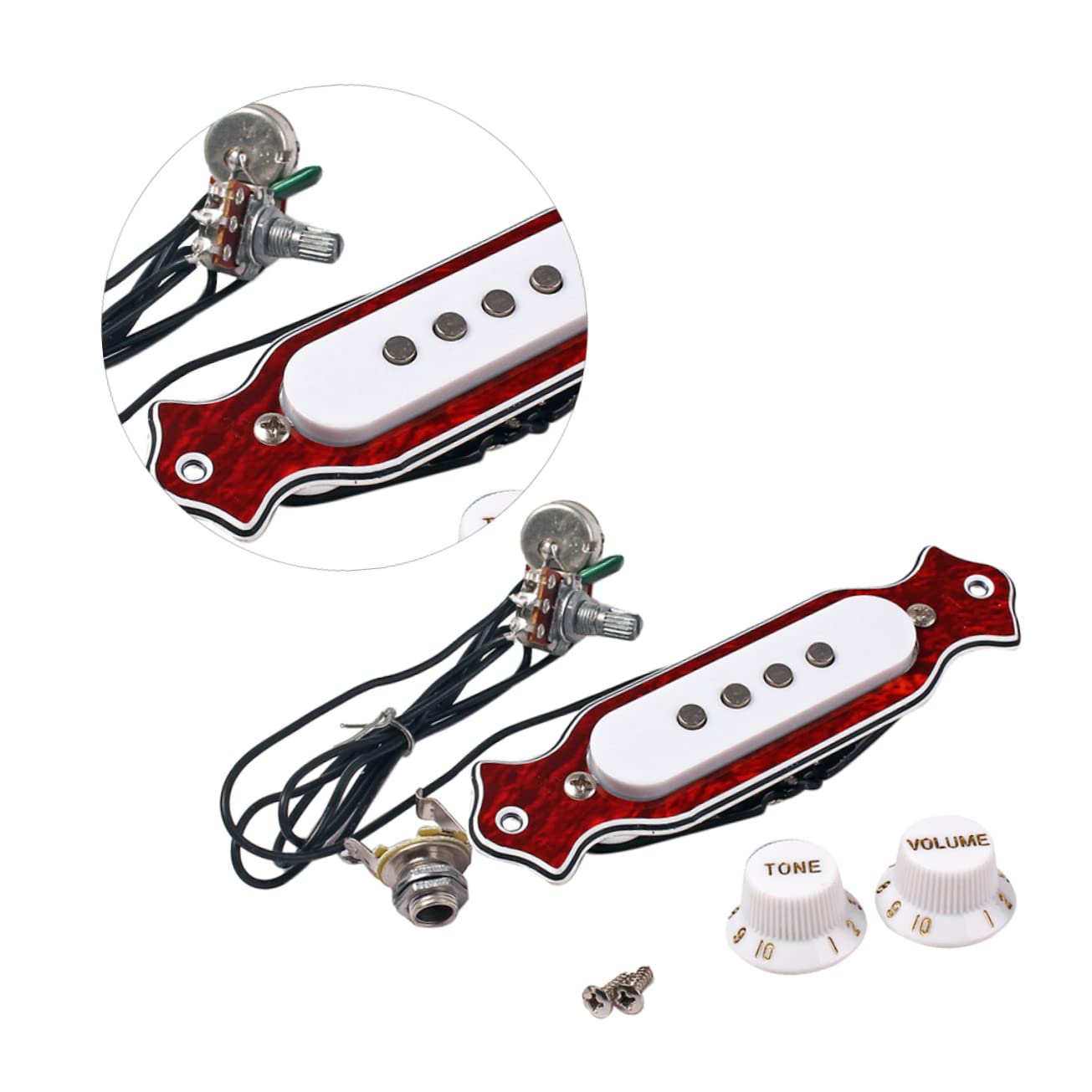 3pezzi Pickup Per Chitarra Acustica Corde Pickup Metallico Per Chitarra Box Con Magneti Sostituzione Per Strumenti Musicali