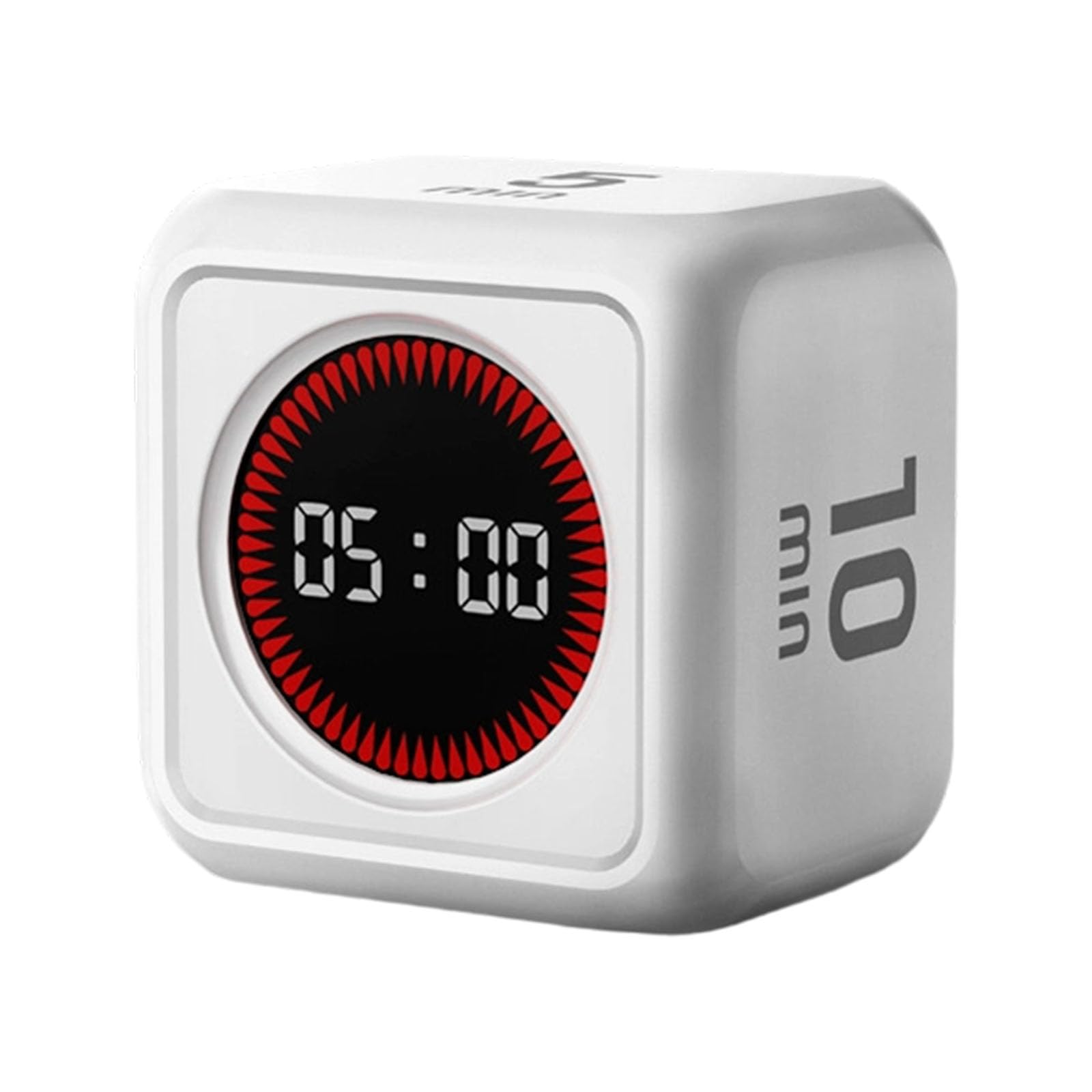 Gravities Sensors Countdown Study Timer with LED Display Rechargeable Cubes Shape Digital Timer Time Management Tool Study