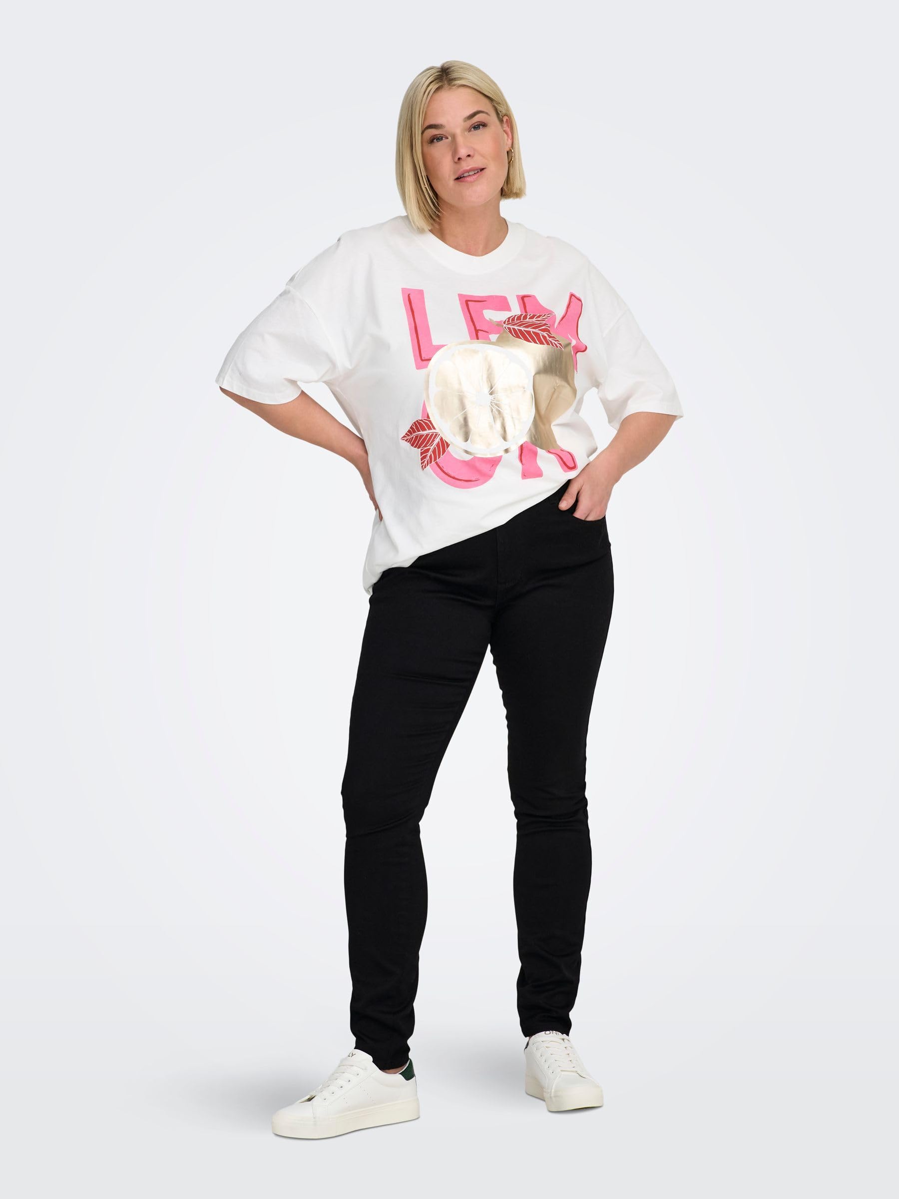 Only Caraugusta HW Skinny Jeans BB Dbd Noos - Vaqueros Skinny Mujer