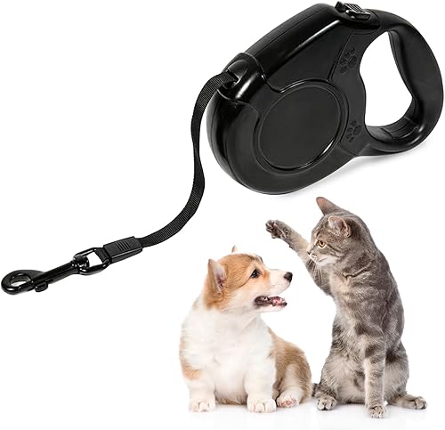 Miniatura 7 de Correa retráctil para perro de PETCUTE, correa extensible para entrenar al perro, correa práctica para perros pequeños, medianos y grandes, Azul