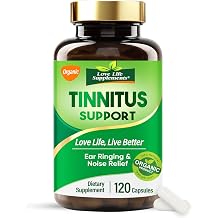 Tinnitus Relief for Ringing Ears, Natural Formula to Reduces Ear Noise and Promotes Hearing Comfort