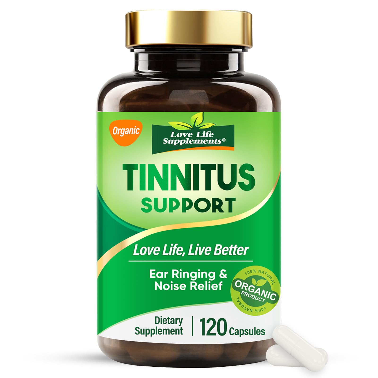 Love Life Supplements Tinnitus Relief for Ringing Ears - A top solution for tinnitus relief.