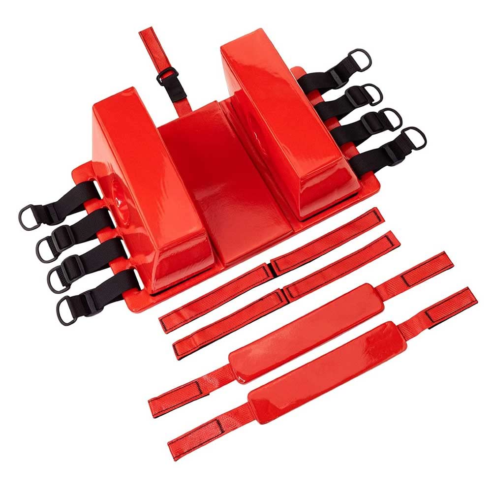 DESCO Orange Emergency Head Immobilizer with Straps-image-36