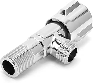 G 1/2 3-drożny Miedziany Zawór Przełączający z Kranem z Dekoracyjną Pokrywą Uniwersalny Zawór Przełączający do Kranu do łazienki Kuchnia Pralka Zmywarka 3,9x1,2 Cala