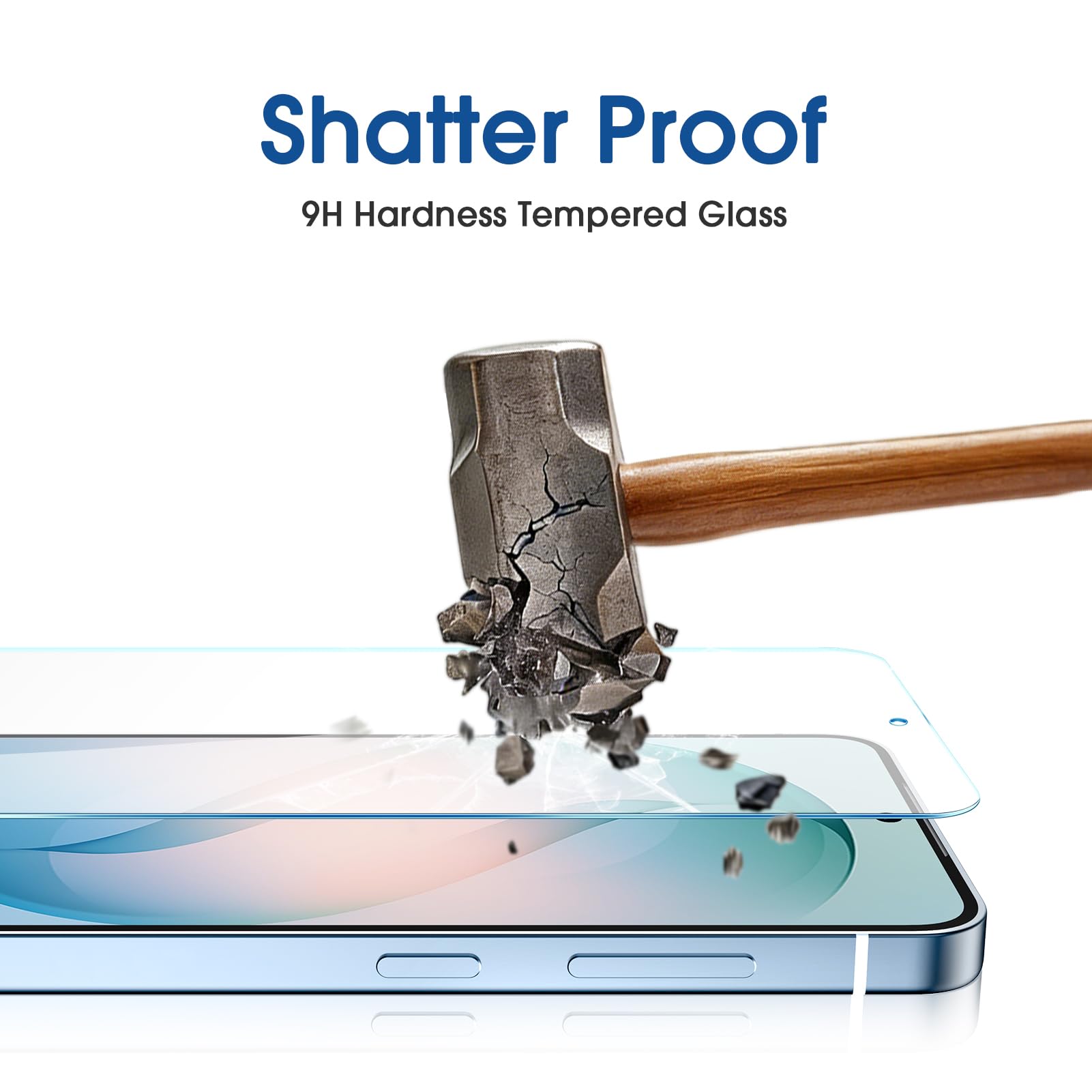 amFilm Pakiet 2+2 Zabezpieczenie Ekranu OneTouch do Samsung Galaxy S26 5G, Twardość 9H z Ochroną Obiektywu Aparatu ze Szkła Hartowanego, łatwa Instalacja i bez Pęcherzyków Powietrza