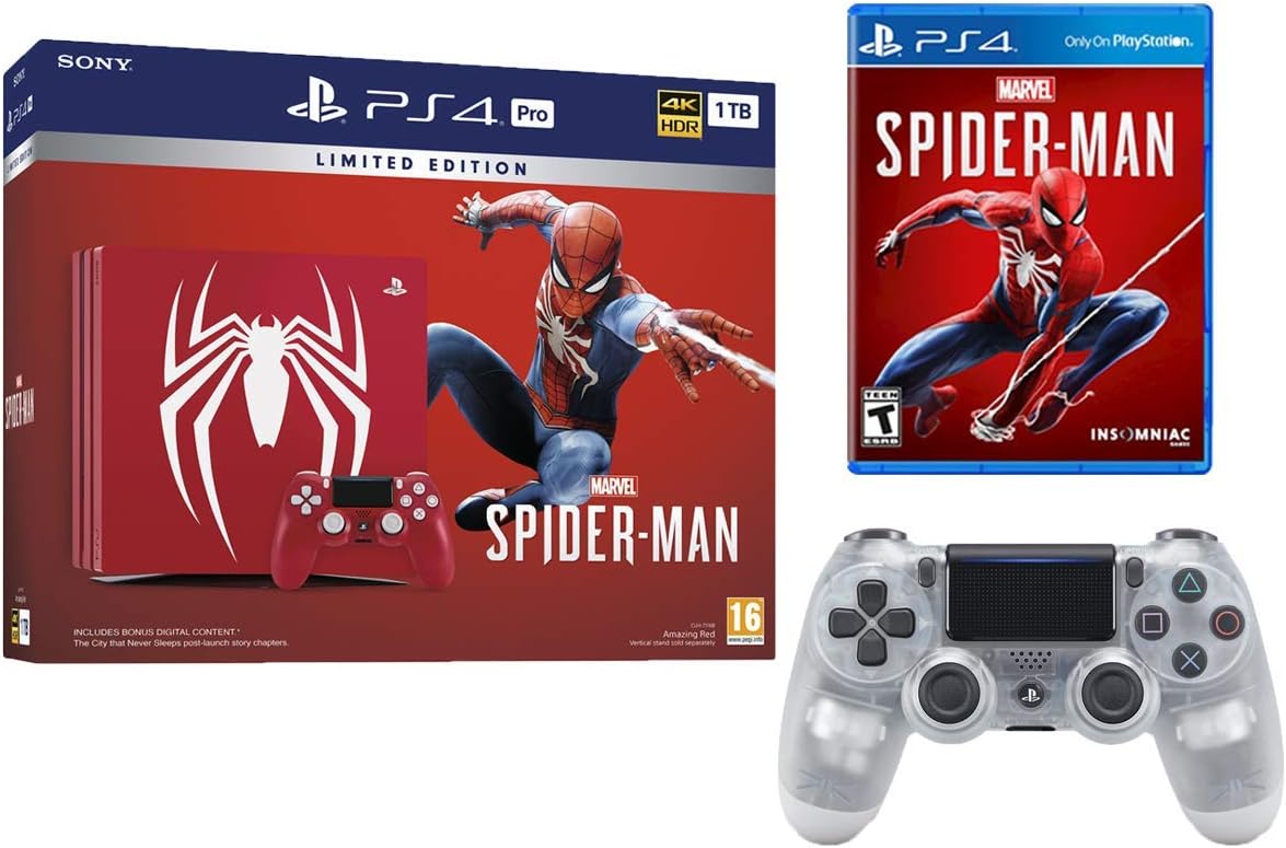 Manette PS4 Sony Personnalisée Spider-Man - Manette V2 Neuve Customisée