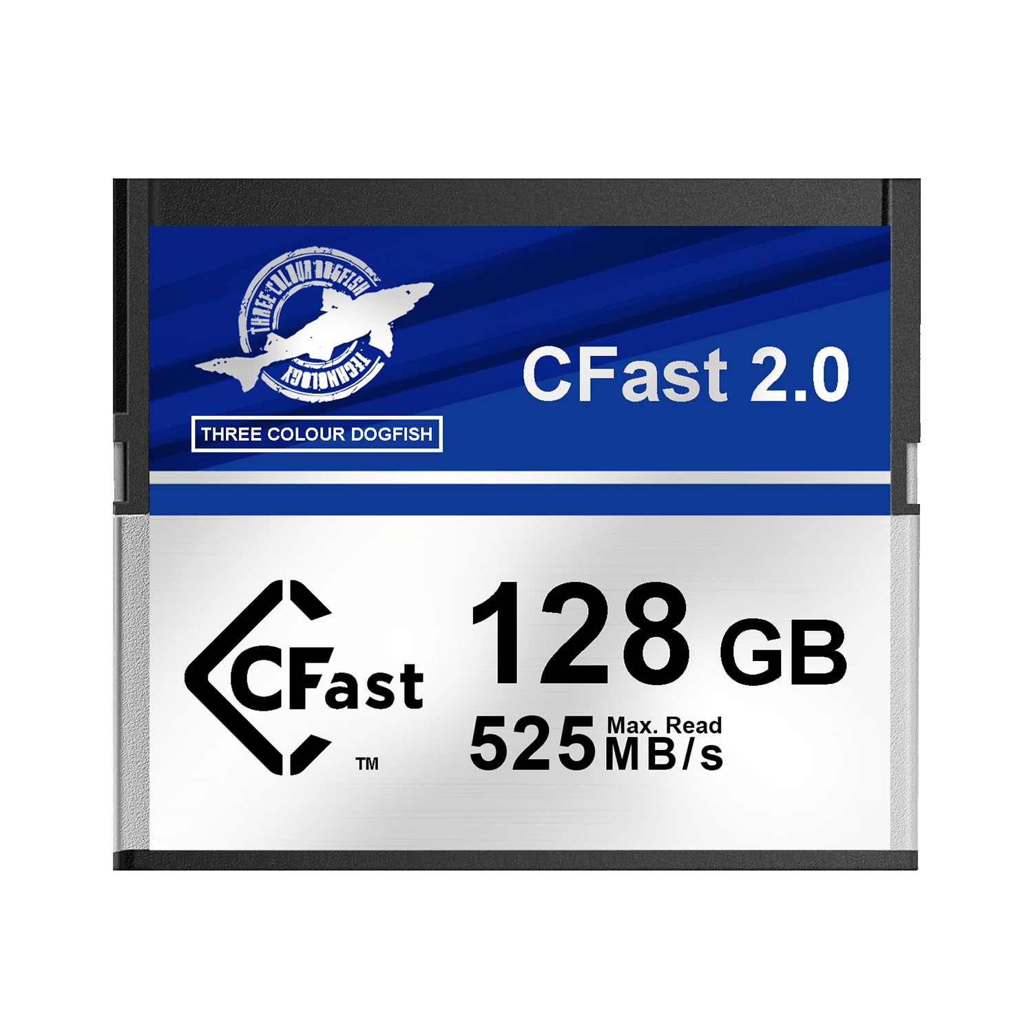 Dogfish CFast 2.0 Karte 128GB, Kino-Performance für 4K RAW, bis zu 525MB/s Lesen, MLC NAND für maximale Haltbarkeit, Kompatibel mit Canon EOS C200, C300 Mark II, C700, EOS-1D X Mark II...